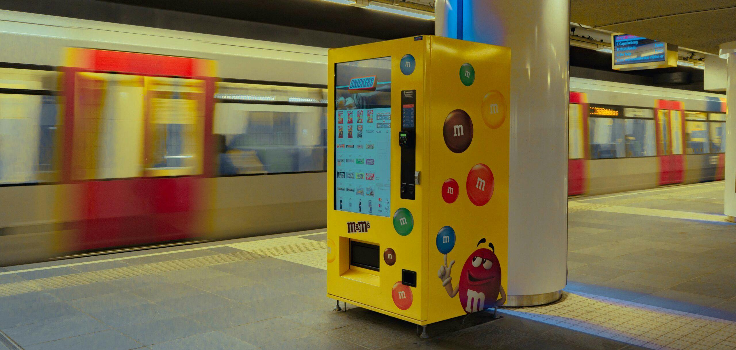 Mars branded digital vending machine