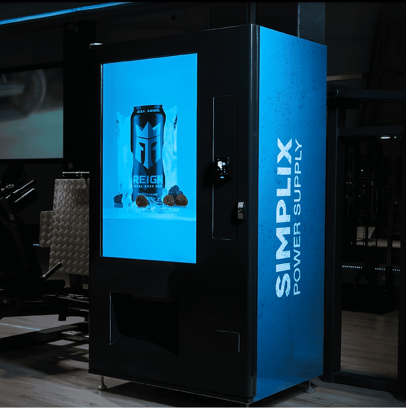 Simplix branded digital vending machine